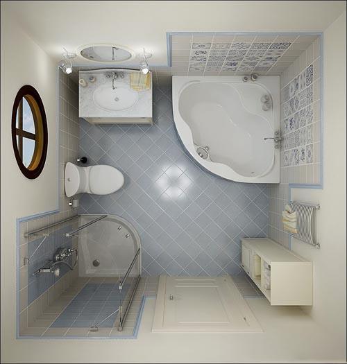 افكار وتصميمات لديكورات الحمامات الصغيرة بالصور ماجيك بوكس