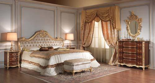 تصاميم غرف نوم ايطالية كلاسيك فخمة بالصور