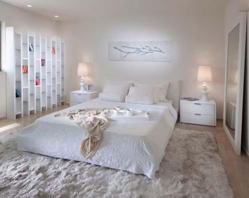 صور - افكار ديكورات غرف نوم بيضاء بالصور
