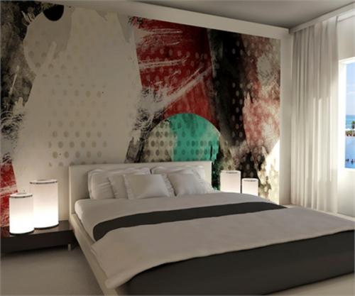 صور - احدث تصميمات ورق جدران غرف النوم