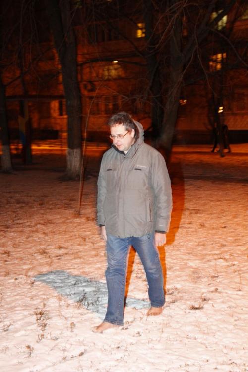 صور - طرائف من العالم - رجل اوكرانى يمشى حافي القدمين لمدة عشر سنوات