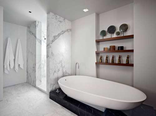 صور - كيف تصمميين ديكور حمام مذهل ونظيف