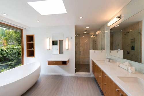 صور - كيف تصمميين ديكور حمام مذهل ونظيف