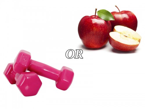 صور - ايهما افضل ممارسة الرياضة ام اتباع نظام غذائى ؟
