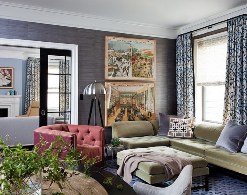 صور - اللون الرمادي يحول غرف معيشة لغرف عصرية و متألقة