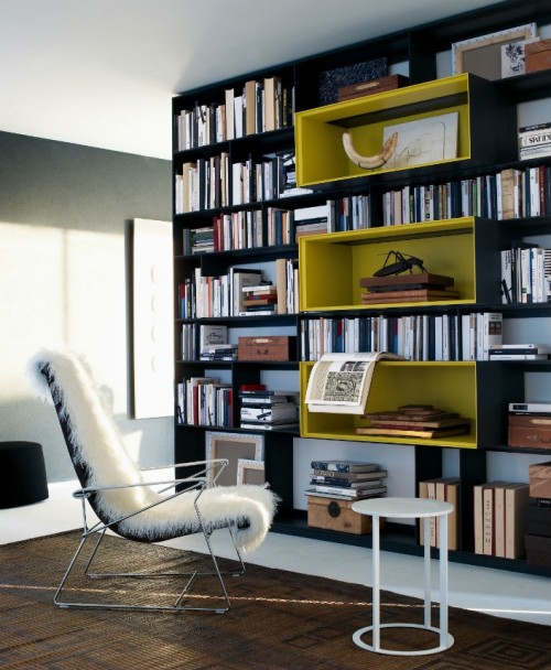 صور - كيف تختارين تصميم مكتبة الكتب ليناسب غرف الجلوس؟