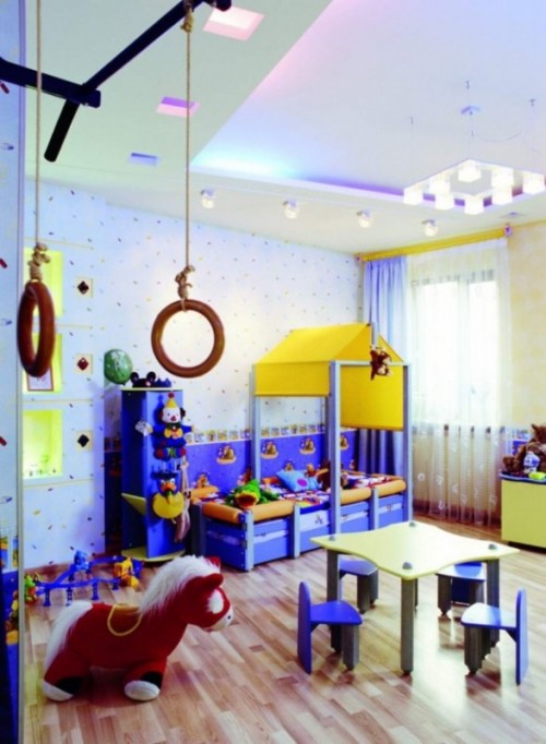 صور - اجمل تصميمات اسقف غرف الاطفال