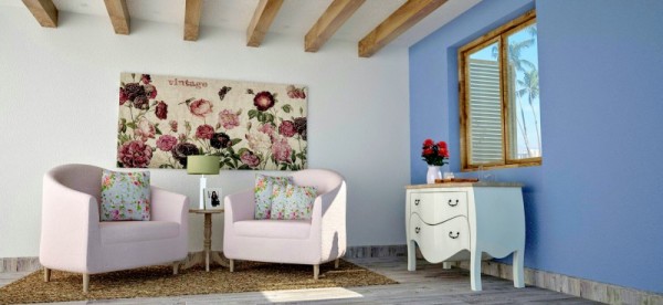 صور - افكار لتزيين المنزل بالوان رومانسية