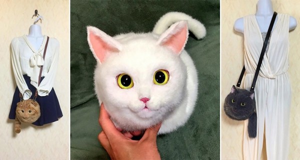 صور - موضة حقائب القطط اليابانية الغريبة