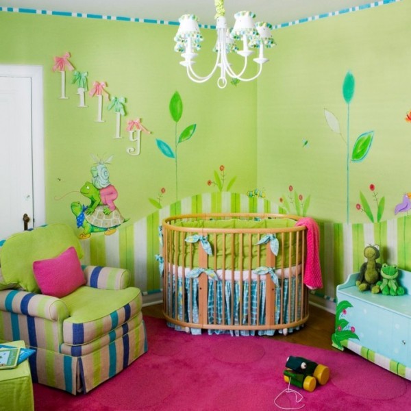 صور - ديكورات رقيقة لغرف الاطفال حديثى الولادة