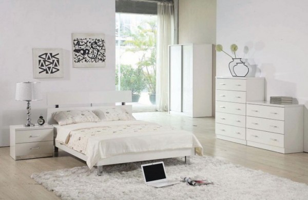 صور - اشيك تصاميم غرف نوم بيضاء مودرن