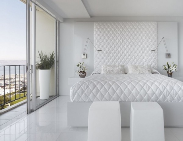 صور - اشيك تصاميم غرف نوم بيضاء مودرن