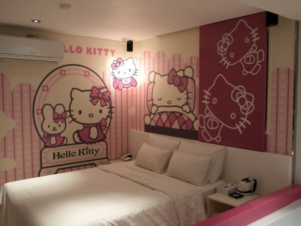 صور - اجمل تصميمات غرف نوم هيلو كيتي للفتيات