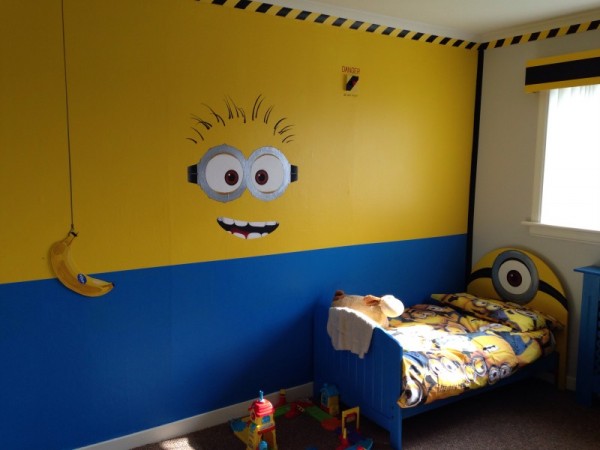 صور - ديكورات غرف الاطفال المودرن باشكال المينيون المثيرة