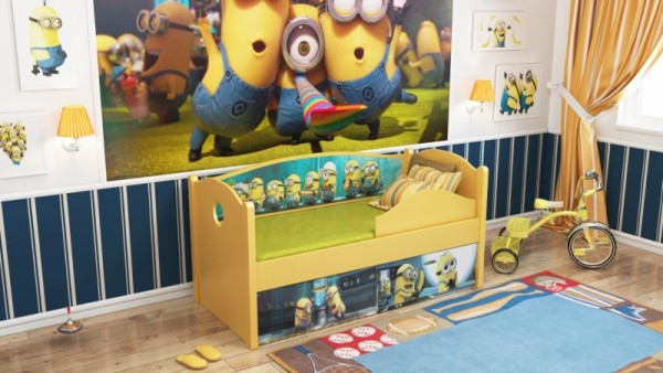 صور - ديكورات غرف الاطفال المودرن باشكال المينيون المثيرة