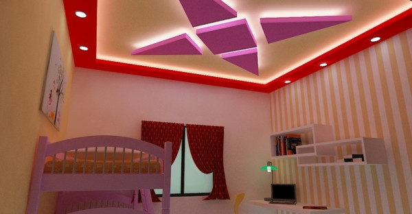 صور - تصاميم اسقف غرف الاطفال المثيرة بالصور