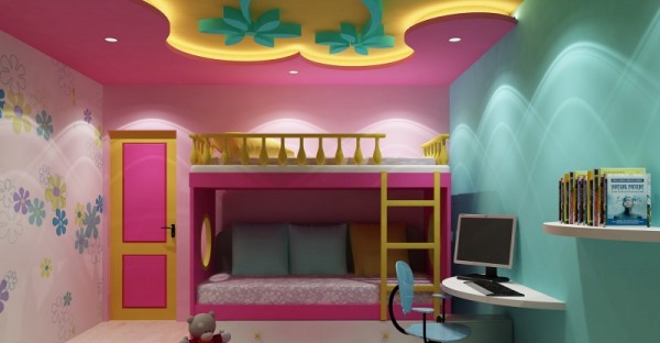 صور - تصاميم اسقف غرف الاطفال المثيرة بالصور
