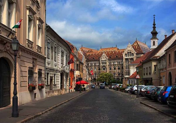 شوارع مدينة بودابست